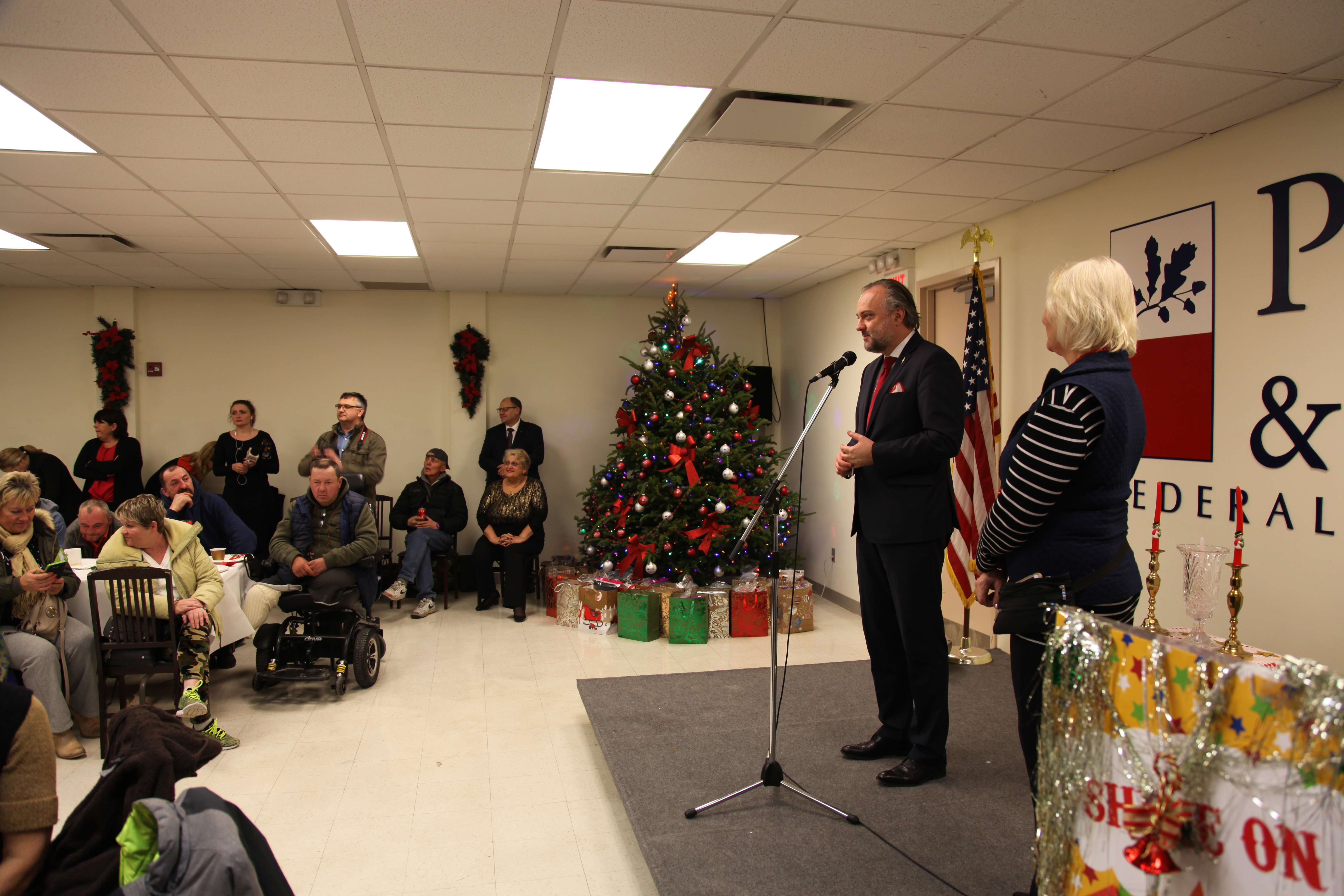 Credit Union hosted the “Sharing of the Christmas Wafer for the Homeless and Lonely