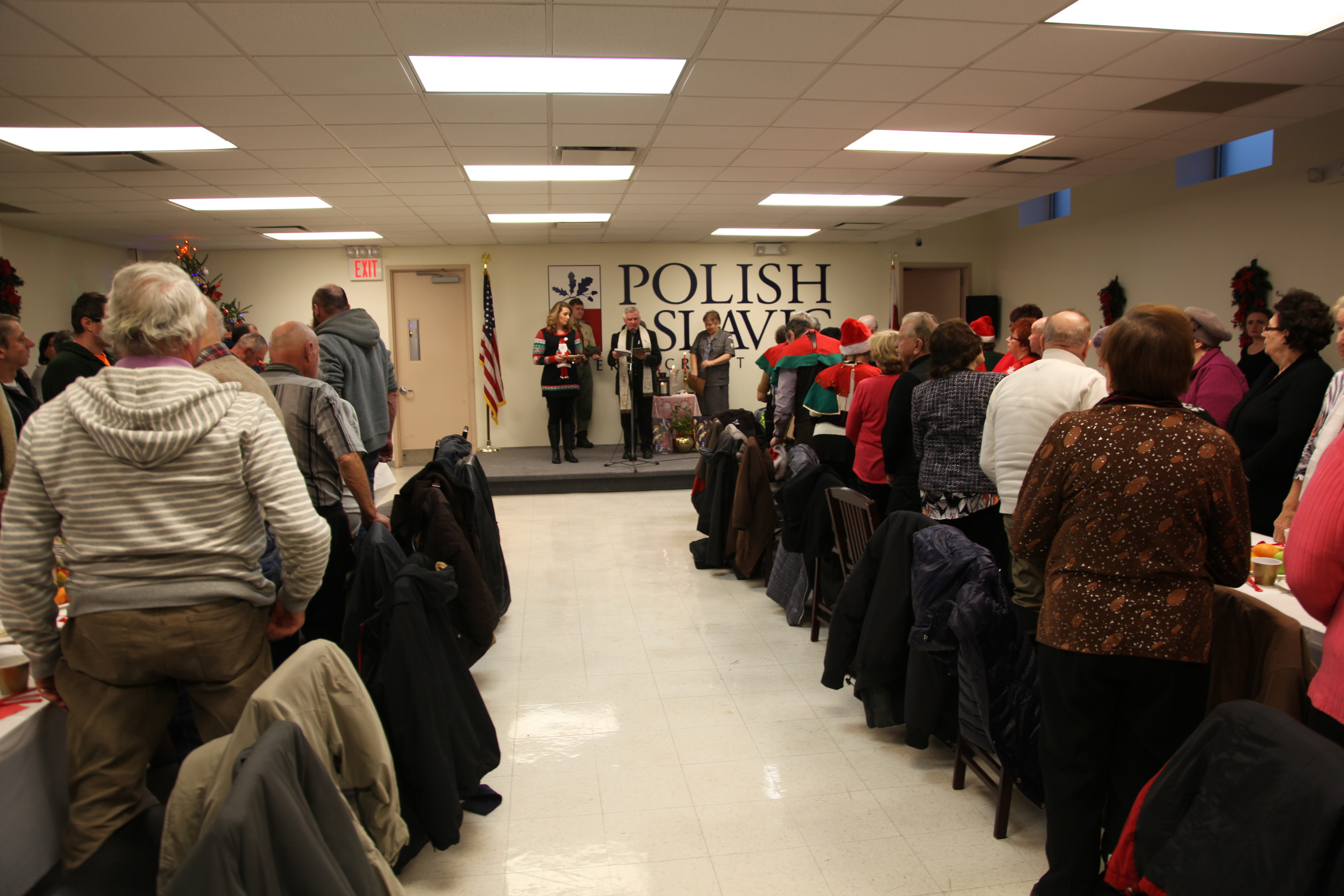 Credit Union hosted the “Sharing of the Christmas Wafer for the Homeless and Lonely