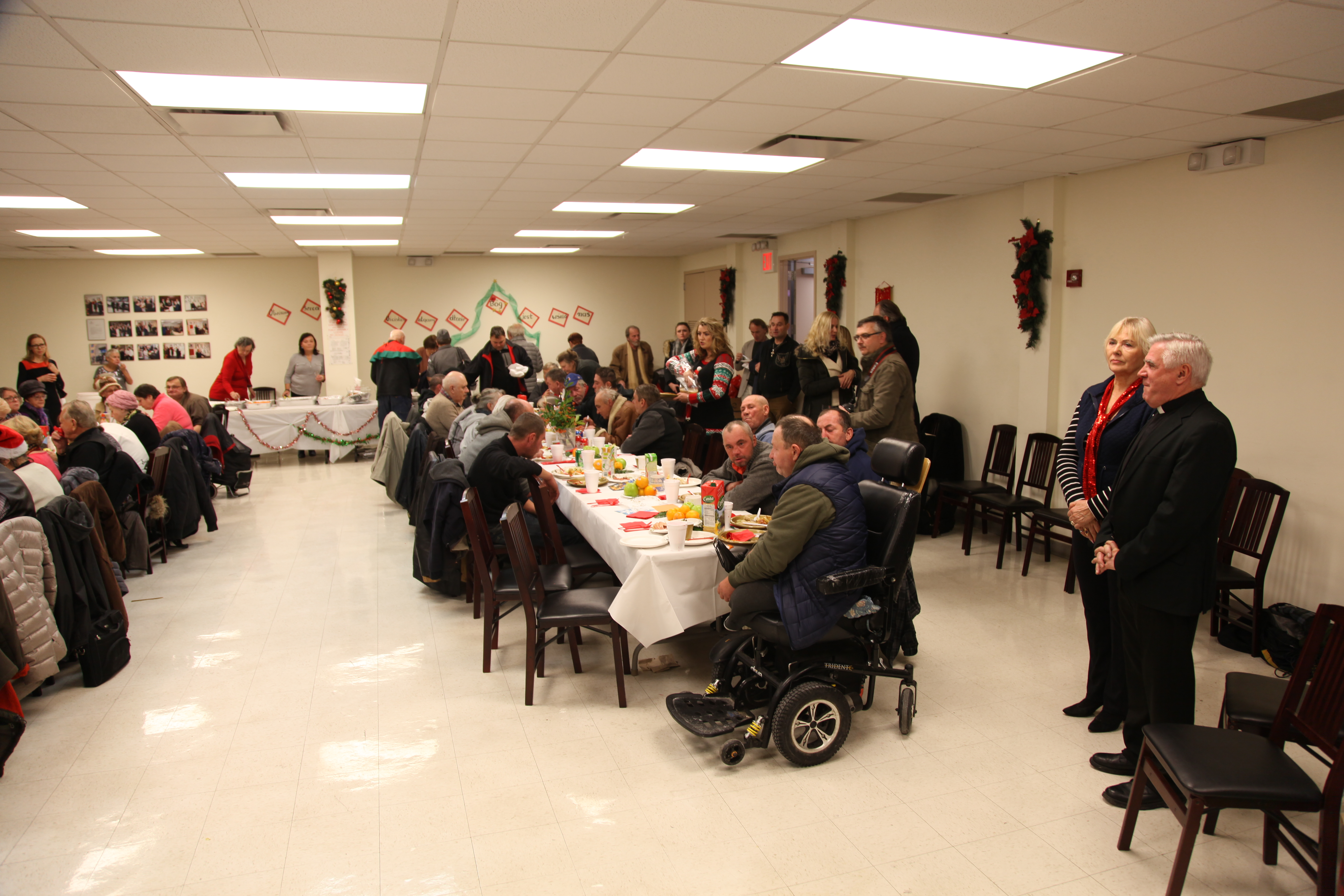 Credit Union hosted the “Sharing of the Christmas Wafer for the Homeless and Lonely