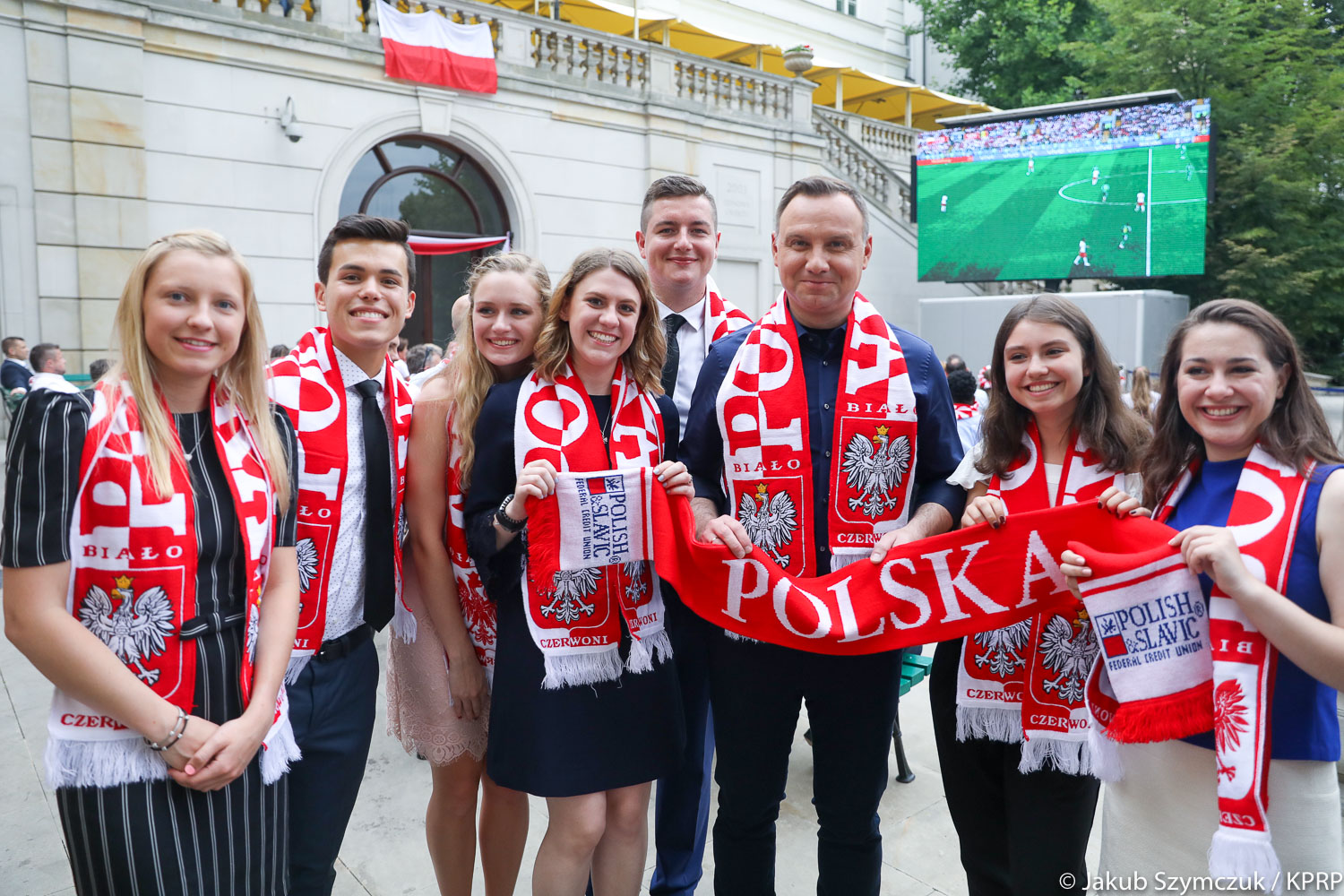 PSFCU Scholarship Recipients Visit President of Poland