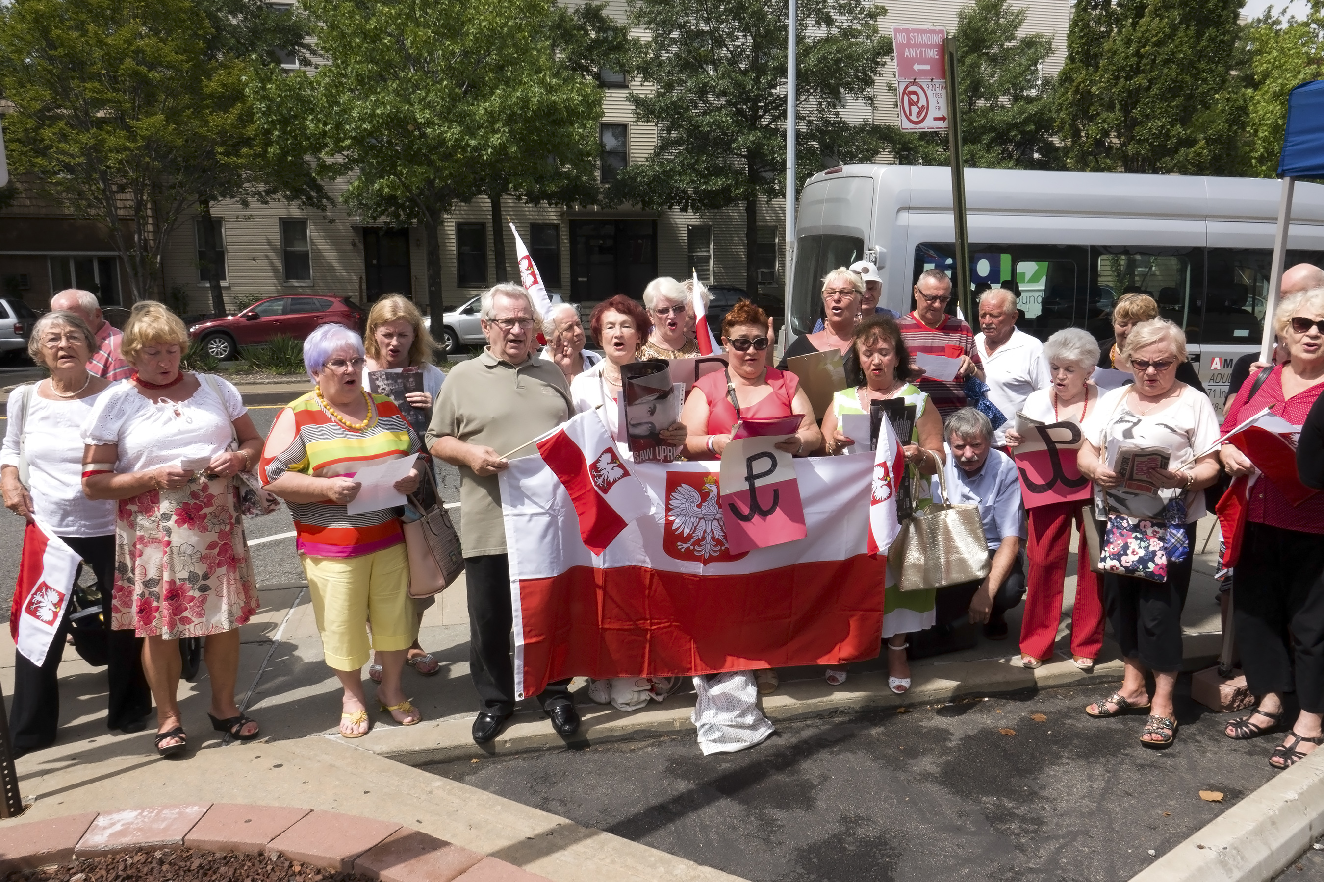  senior citizens from the Amber Senior Club in Greenpoint