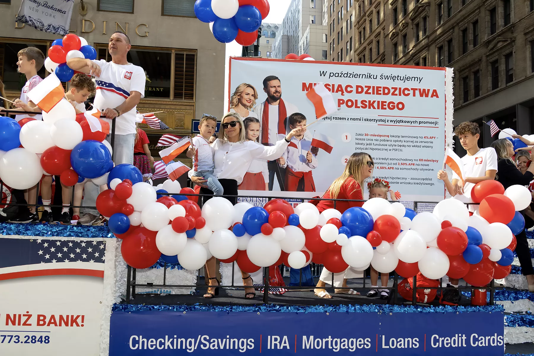 Pulaski Day Parade Float 2025