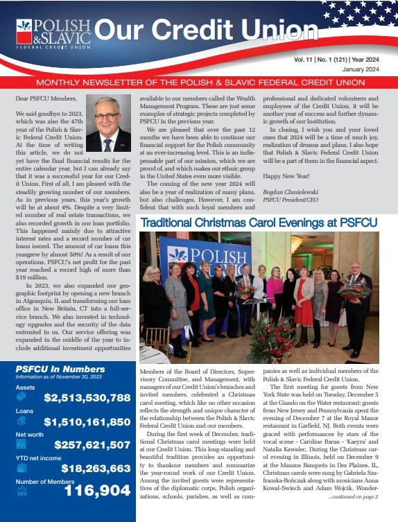 January 2024 PSFCU Newsletter