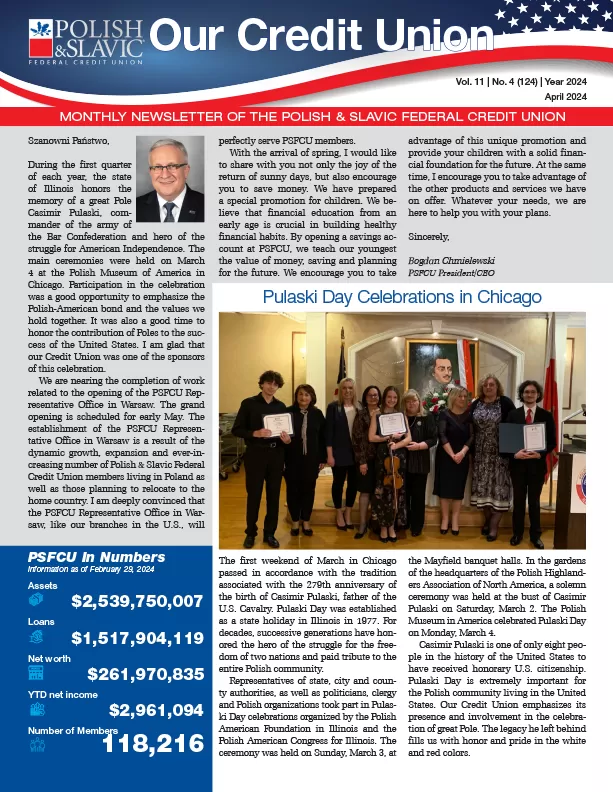 April 2024 PSFCU Newsletter