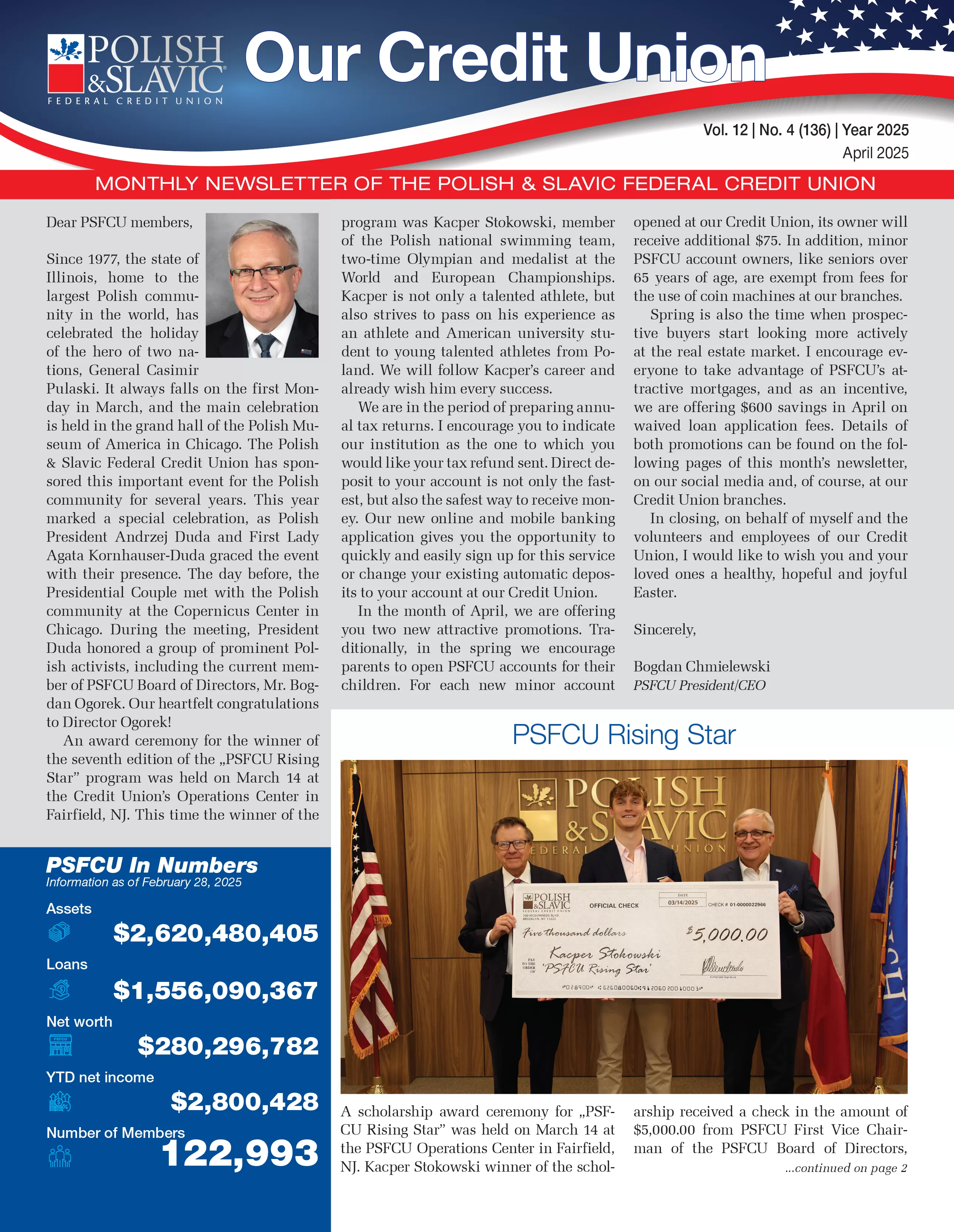 April 2025 PSFCU Newsletter