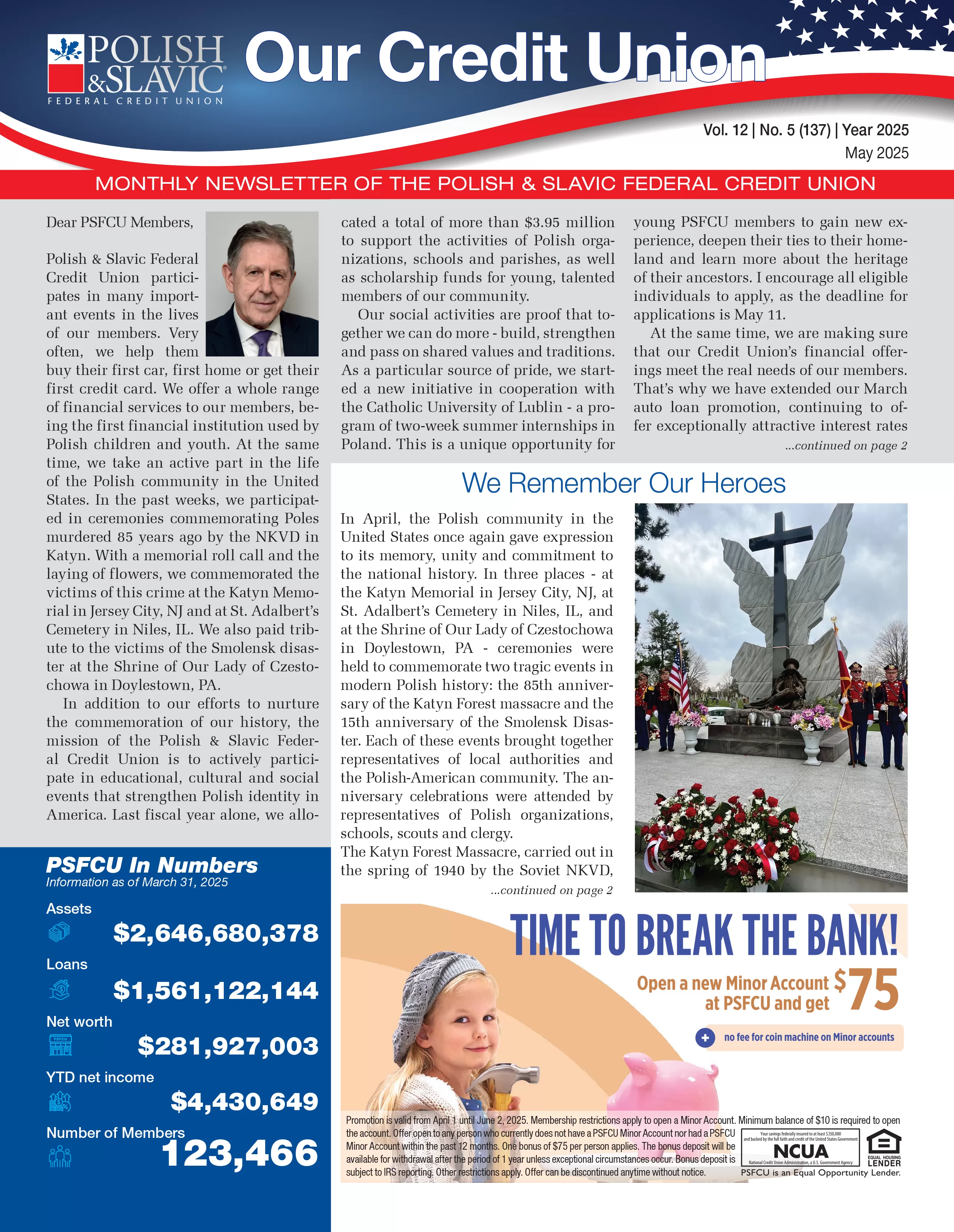 April 2025 PSFCU Newsletter