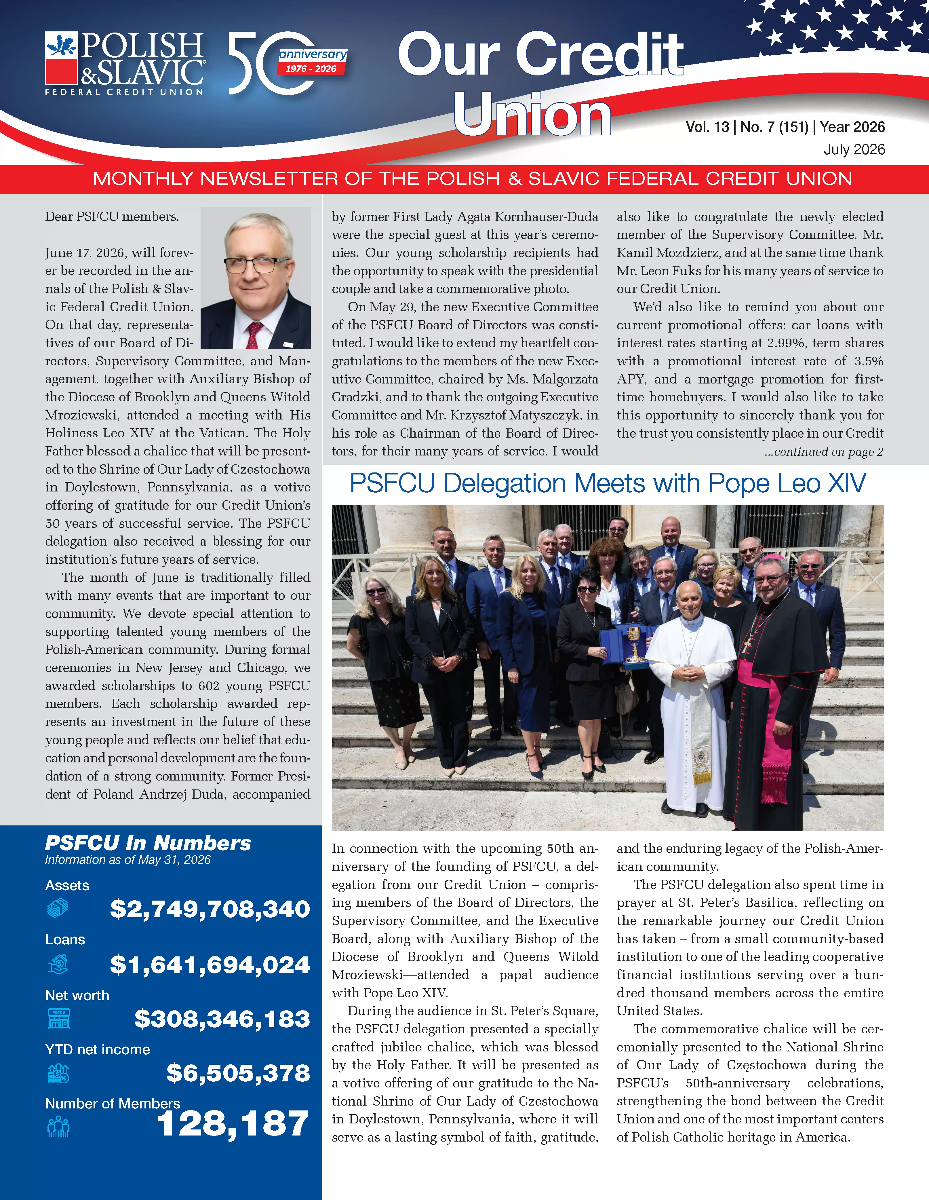July 2026 PSFCU Newsletter