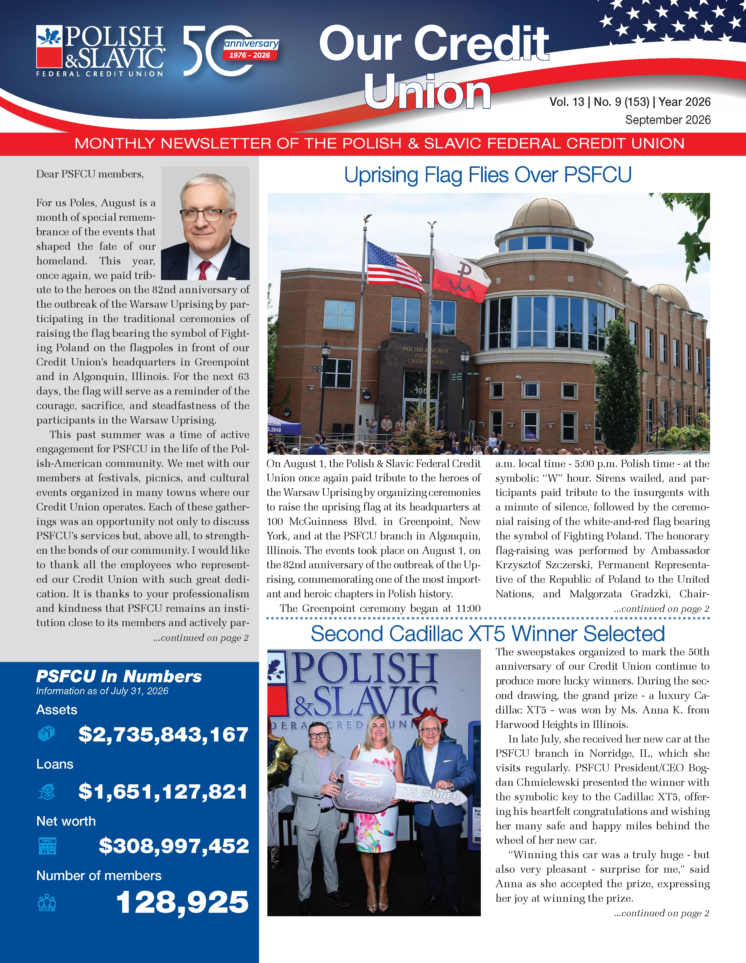 September 2026 PSFCU Newsletter